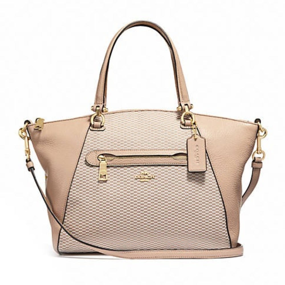 COACH Legacy Jacquard Prairie Satchel